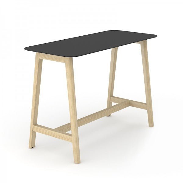 Hochtisch Arco X1 HPL mit Holzbeinen - Kasedia.store