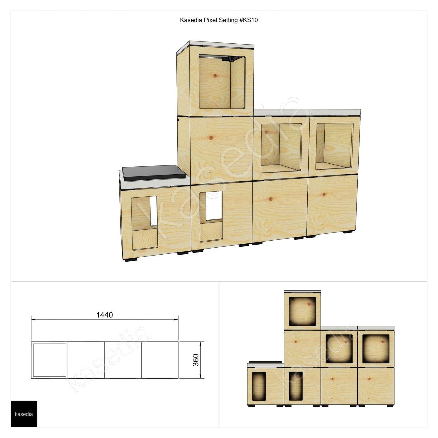 Pixel Setting #KS10 - Kasedia.store