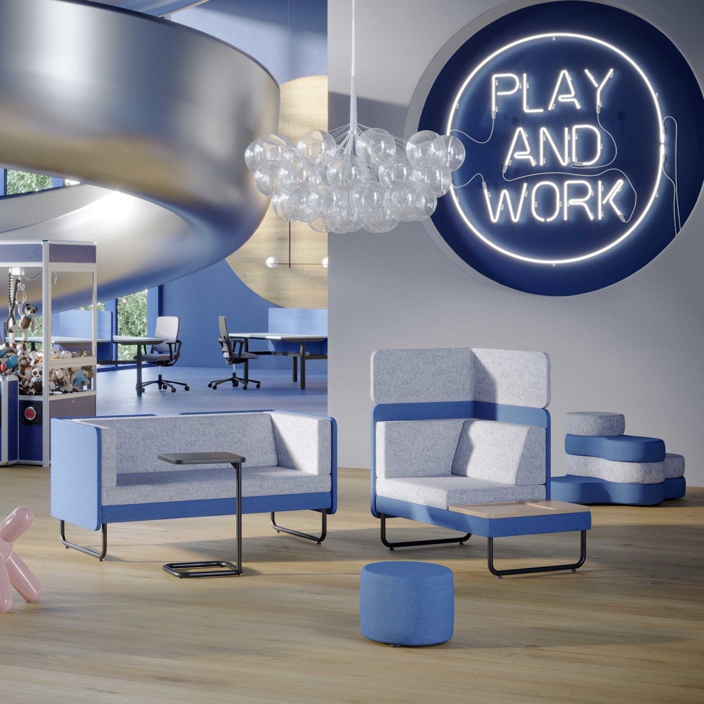 Plush Otto Hocker - Kasedia.store