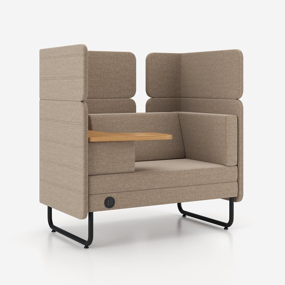 Sofa mit Mediaport #Toffy - Kasedia.store