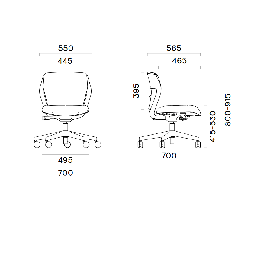 
                  
                    Bürostuhl Fortis Grey #02 - Kasedia.store
                  
                