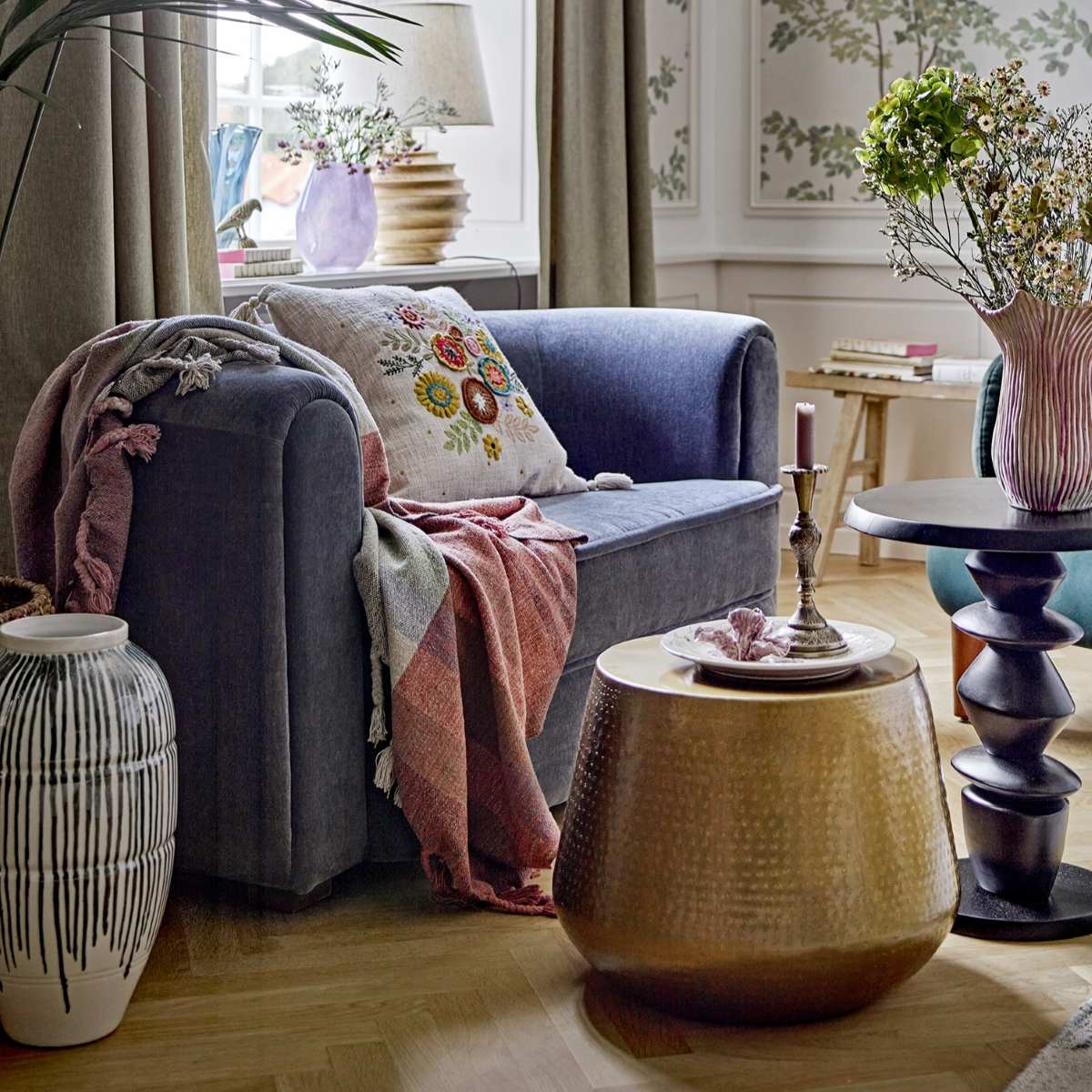 Malala Sofa blau - Kasedia.store