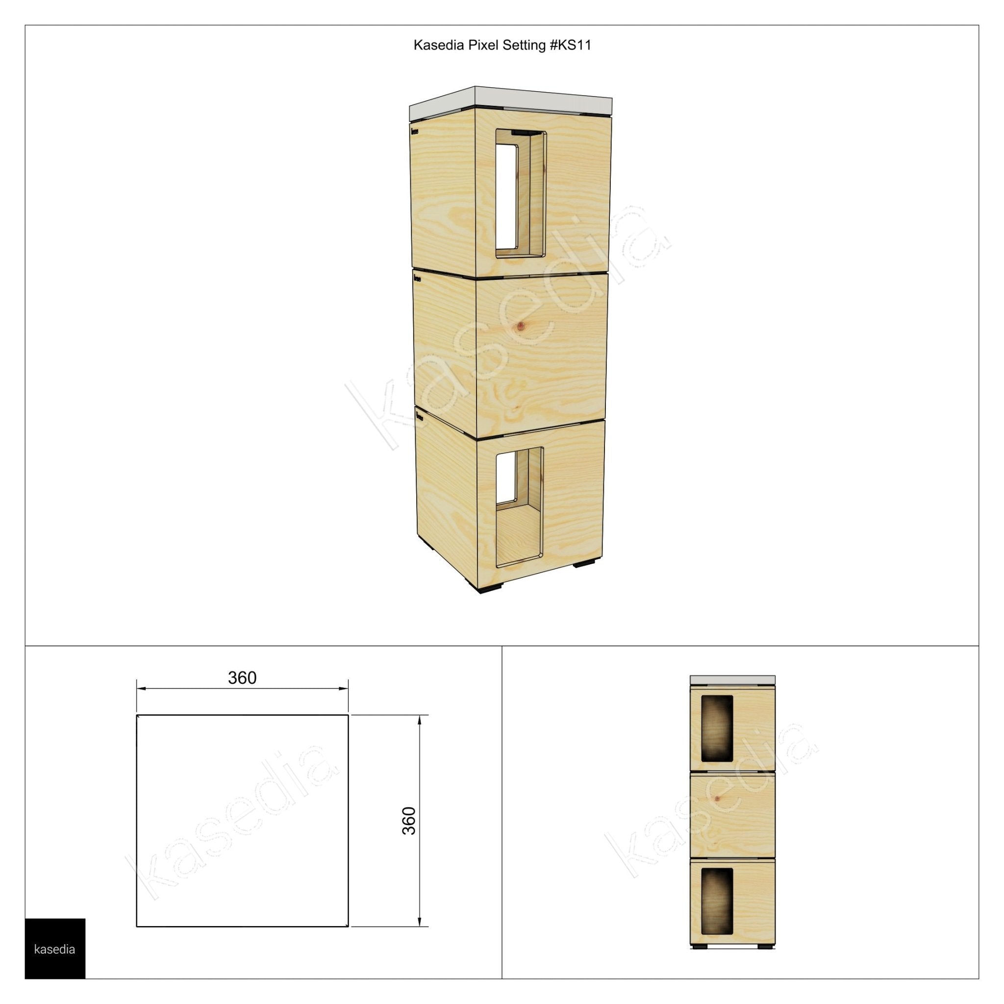 Pixel Stehpult #KS11 - Kasedia.store