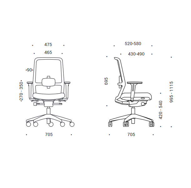 
                  
                    Drehstuhl Wave White #KS01 - Kasedia.store
                  
                