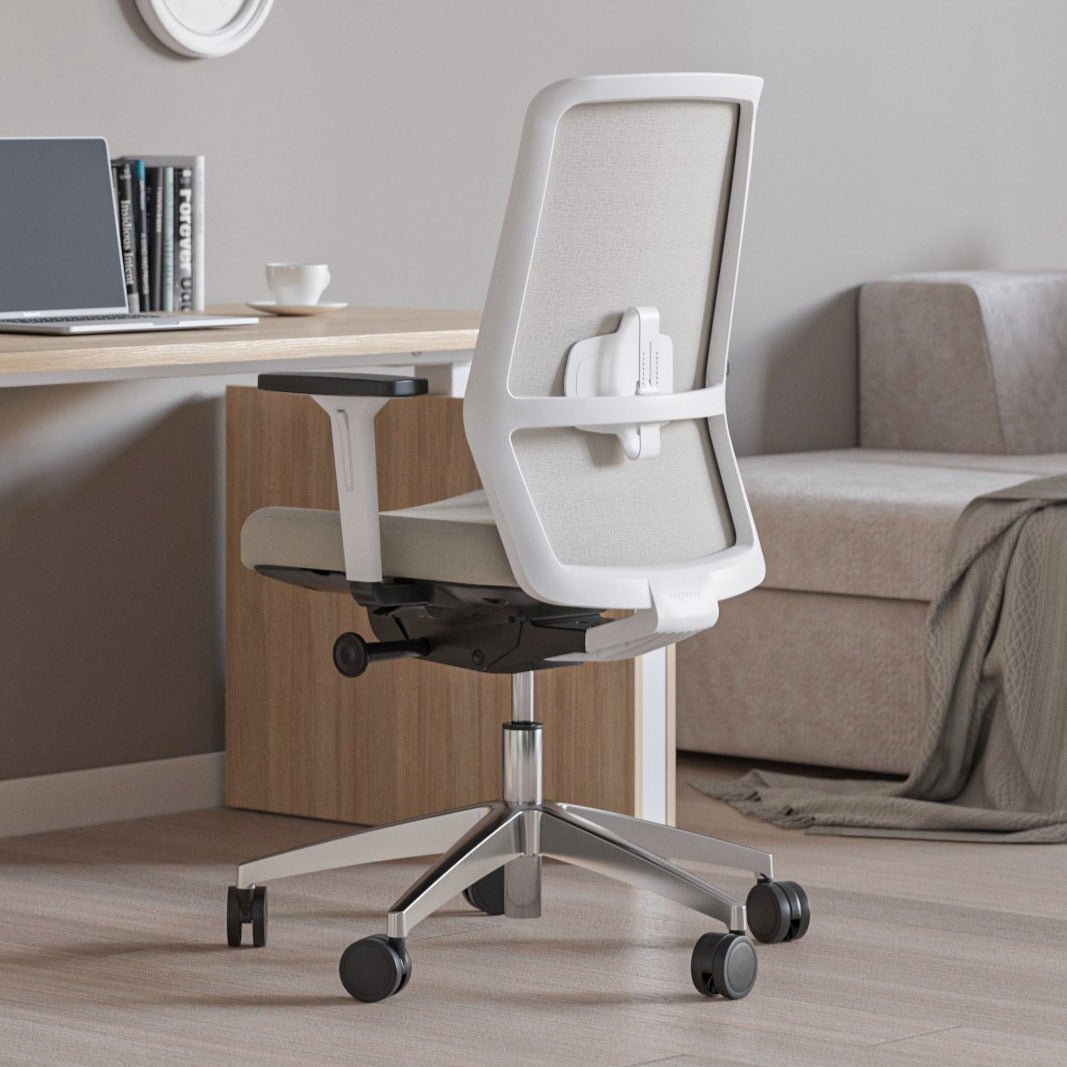 Drehstuhl Wave White #KS03 - Kasedia.store