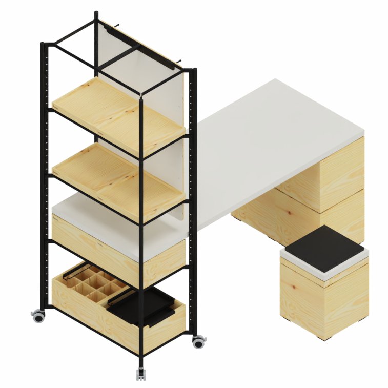 Setting Pixel Rack | kasedia.store – Kasedia.store