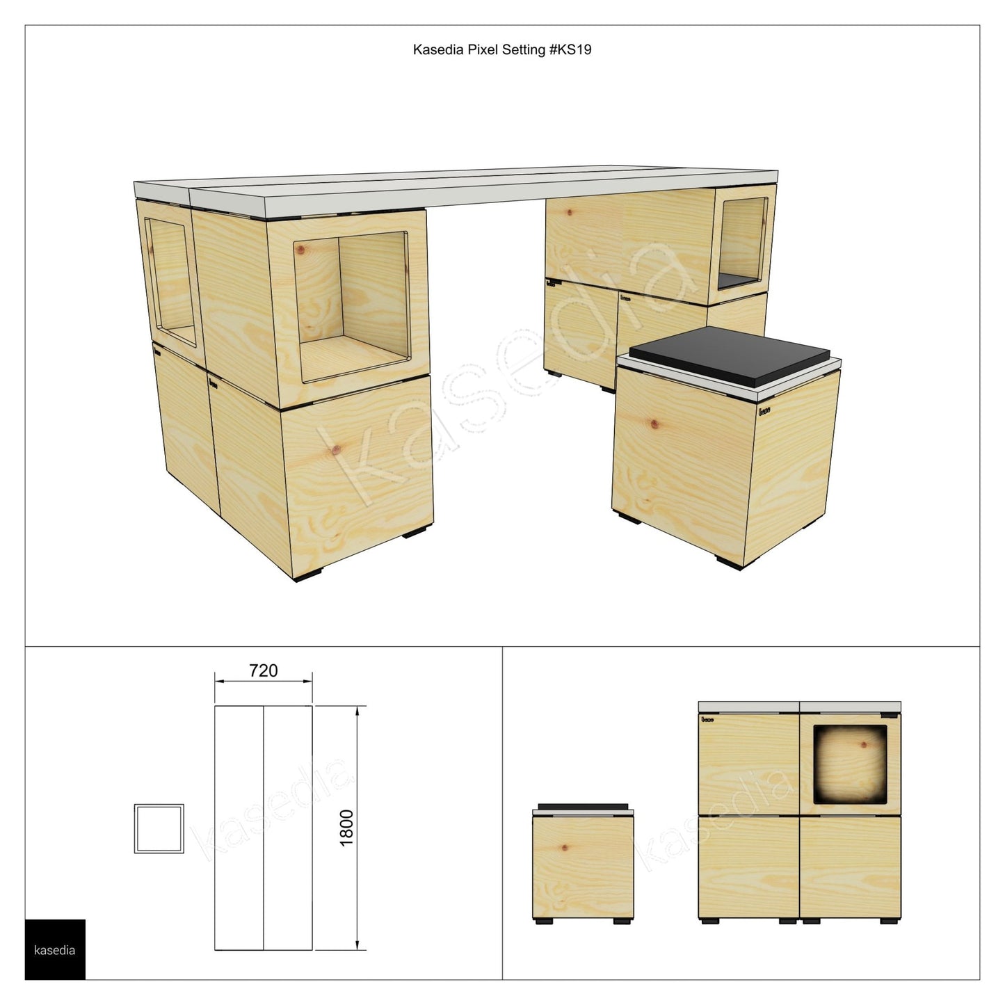 Pixel Setting #KS19 - Kasedia.store