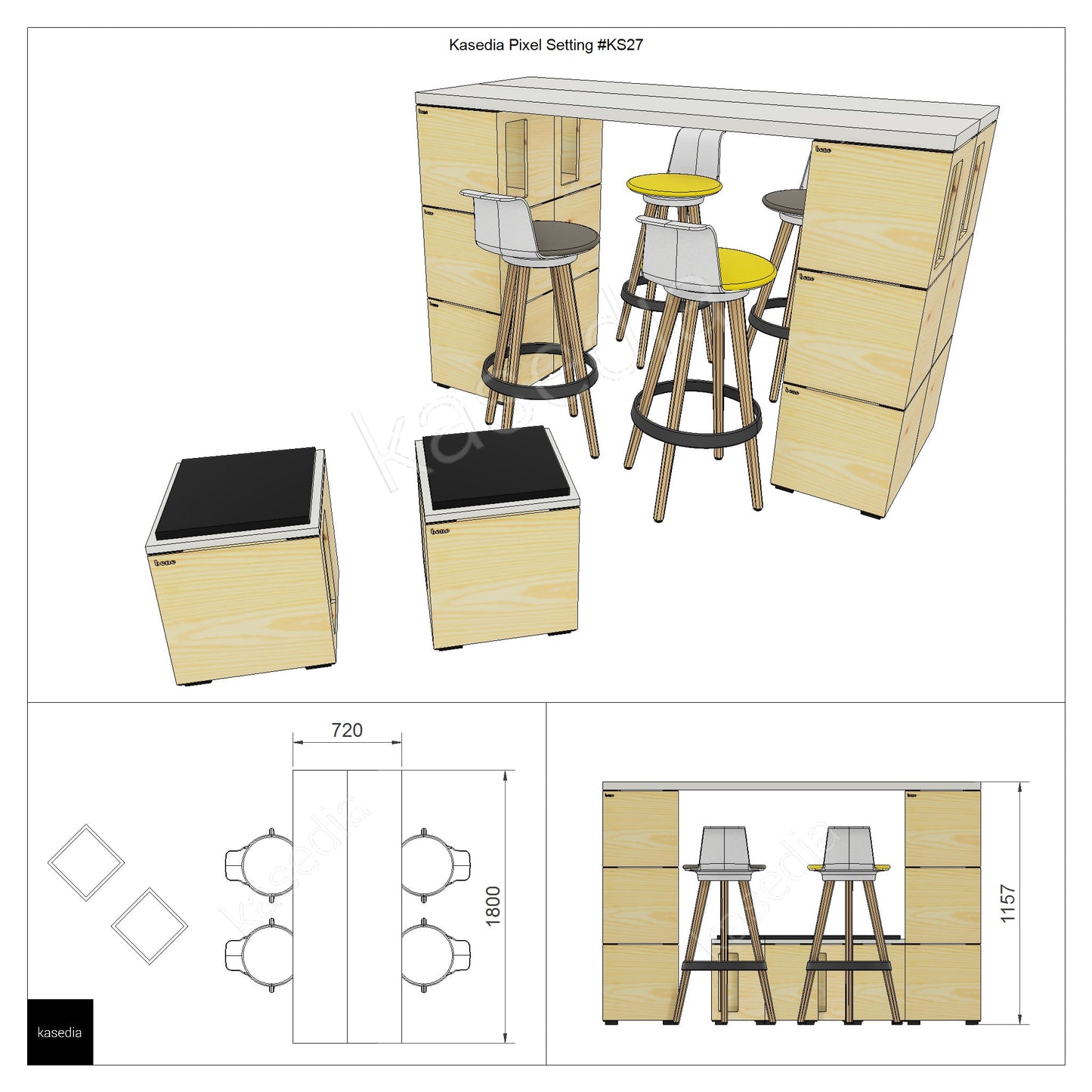 Pixel Setting #KS27 - Kasedia.store