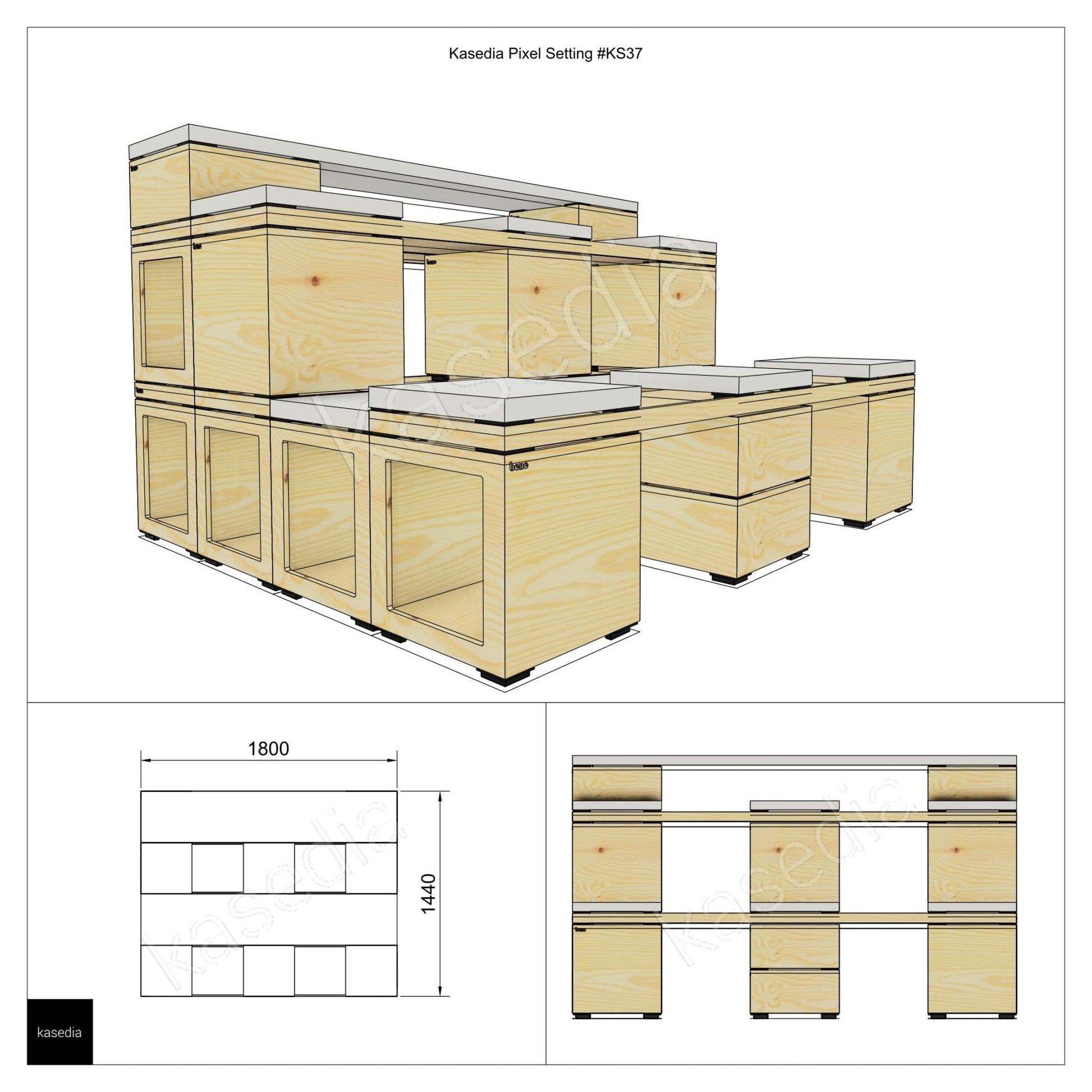 Pixel Setting #KS37 - Kasedia.store
